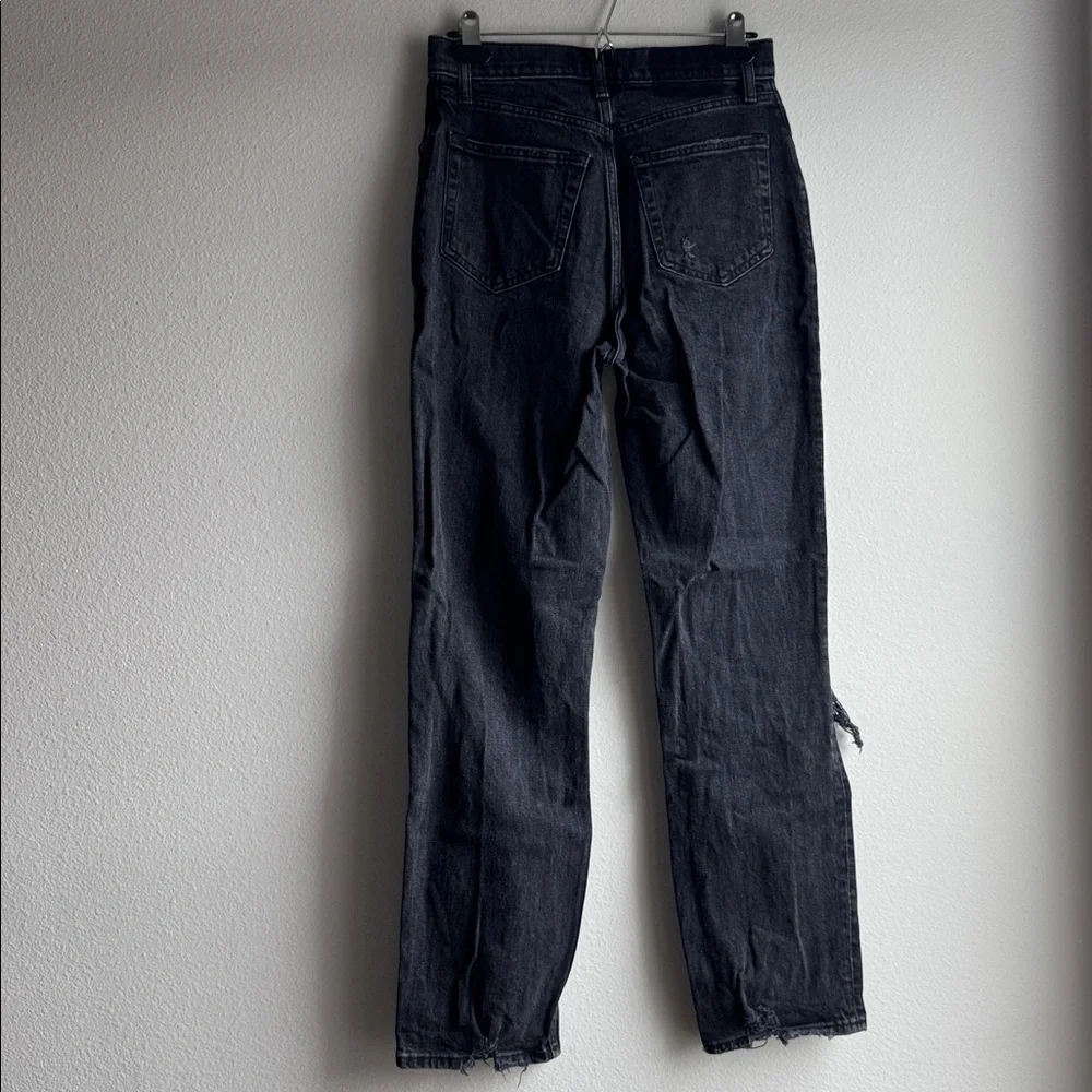 Abercrombie Fitch 90s Straight Ultra High Rise Jeans Womens Size 27 reg - Picture 3 of 4